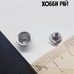 Шапочки для бусин, сталь, 8мм, штучно
