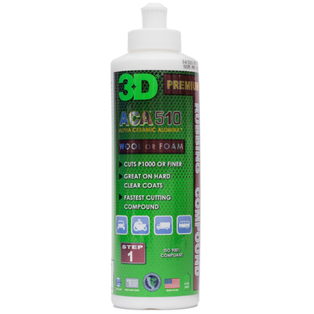 3D Полировальная паста ACA 510 PREMIUM RUBBING COMPOUND, 0,24л