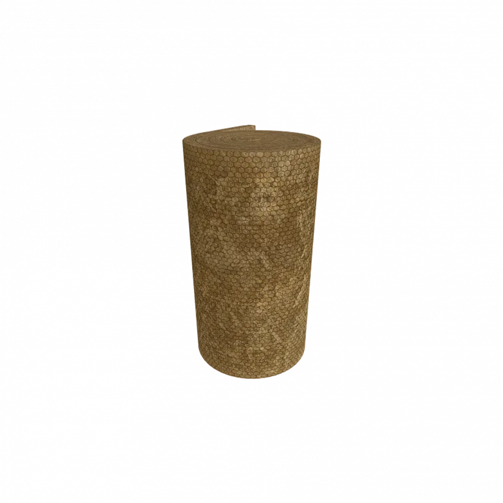 Мат прошивной из минеральной ваты с односторонним покрытием сеткой ВАЙРЕД МАТ 50, РОКВУЛ