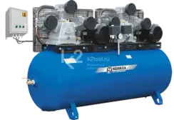 Компрессор с ременным приводом тандем Remeza СБ4/Ф-500.LB75T