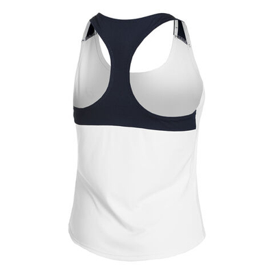 Женская теннисная майка ASICS Court Tank Top Women - White, Dark Blue
