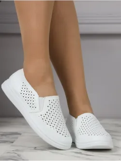 Мокасины летние с перфорацией