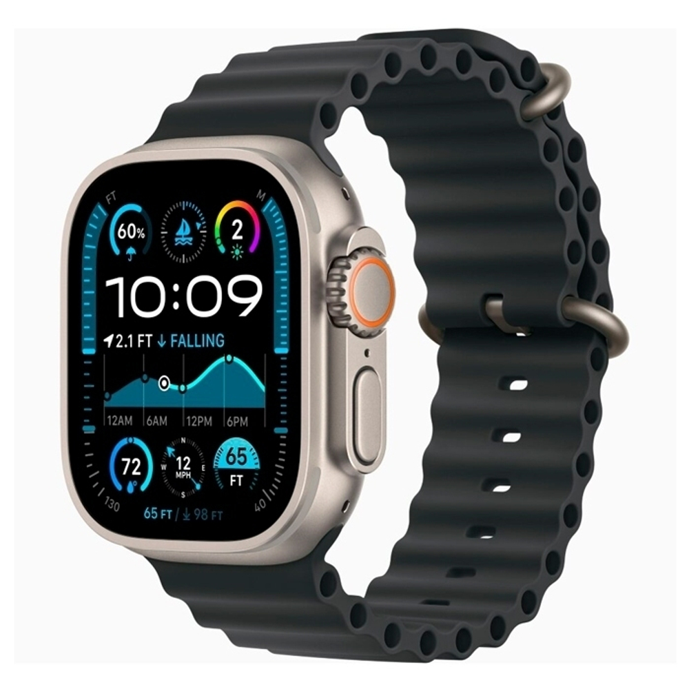 Умные часы Apple Watch Ultra 2 49мм GPS+Cellular Natural Titanium Case/Black Ocean Band