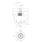 Картридж Lemark STSR, D.35, короткий, ST141A-BL