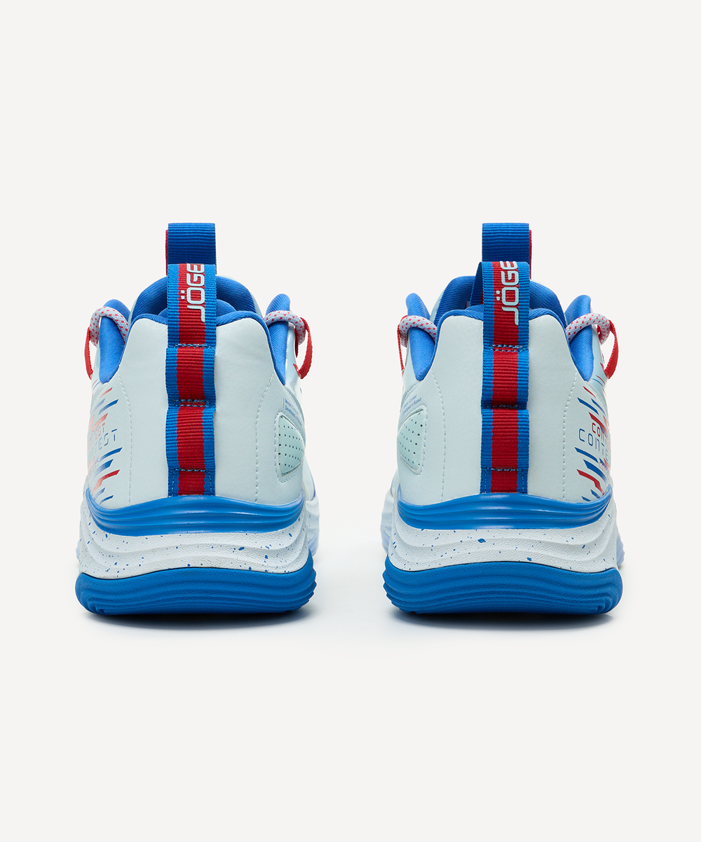 Кроссовки баскетбольные JÖGEL Contest, голубой/красный