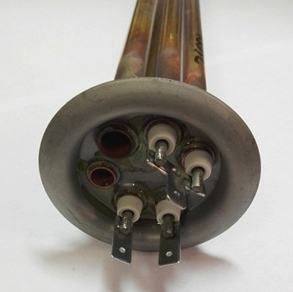 Фланец тэна Термекс, Поларис 66052: 3 контакта, отверстия под датчики температуры