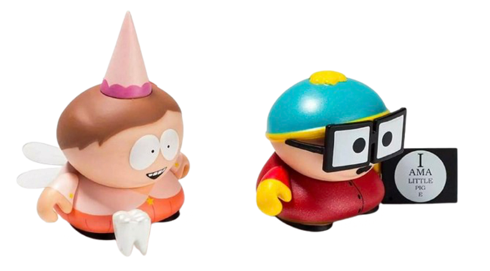 Набор фигурок Kidrobot South Park: The Many Faces of Cartman Toothfairy and Piggy