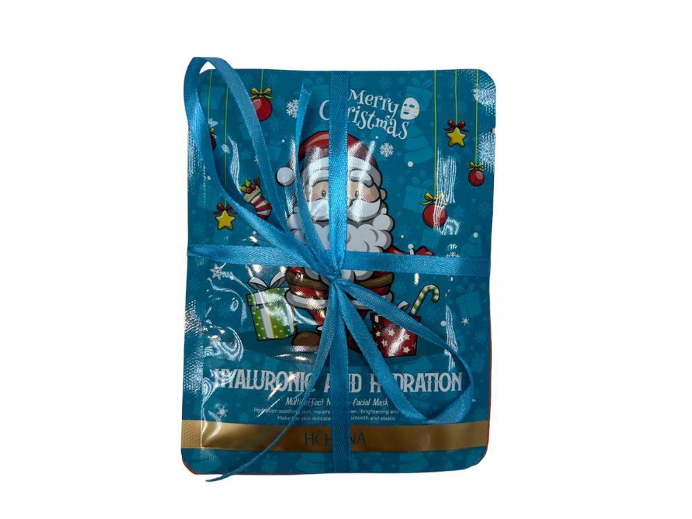 Набор новогодних тканевых масок 5шт