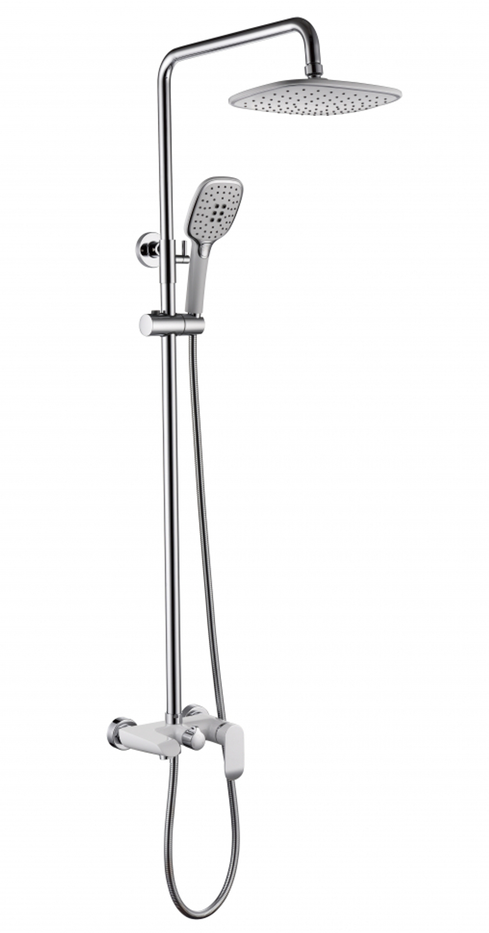 Душевая система Grocenberg GB7010 Белый хром