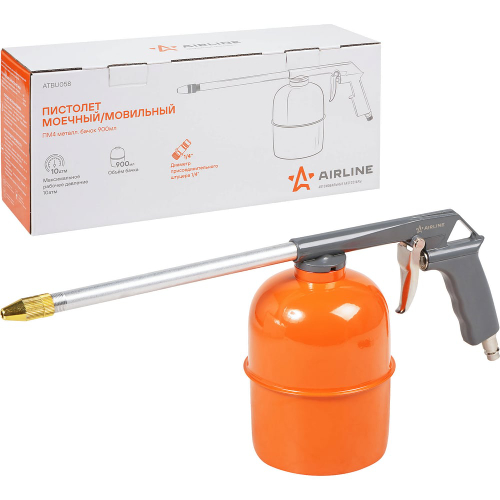 Пистолет моечный/мовильный ПМ4 металл. бачок 900мл ATBU058 AIRLINE