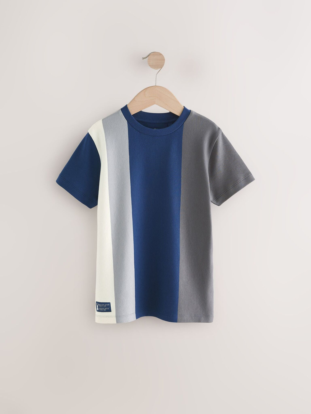 Футболка для мальчика Next E45-682, Темно-синий, Серый