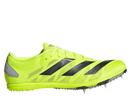 Мужские беговые кроссовки adidas Adizero XCS M лаймово-чёрные