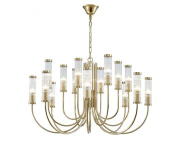 Подвесная люстра 16*E14 4558+4+4/C gold золото MADONNA Newport