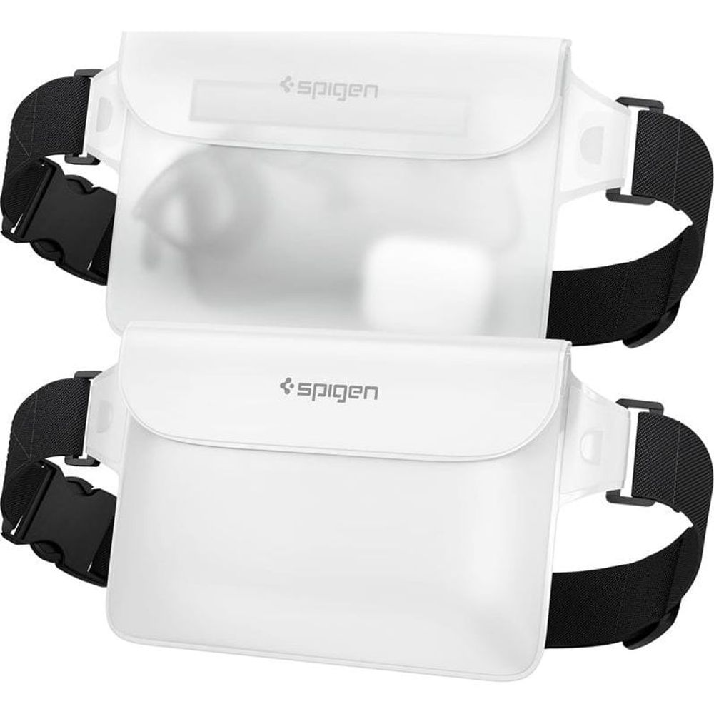 Водонепроницаемая сумка Spigen Aqua Shield WaterProof Waist Bag A620 2 Pack, snow white