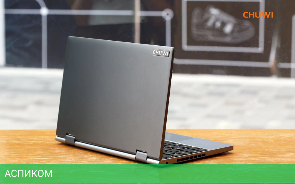 Ноутбук Chuwi MiniBook X N-series N100 12Gb SSD512Gb Intel UHD Graphics 10.51" IPS Touch WQXGA (1920x1200) Windows 11 Home grey WiFi BT Cam 3800mAh (1746362)