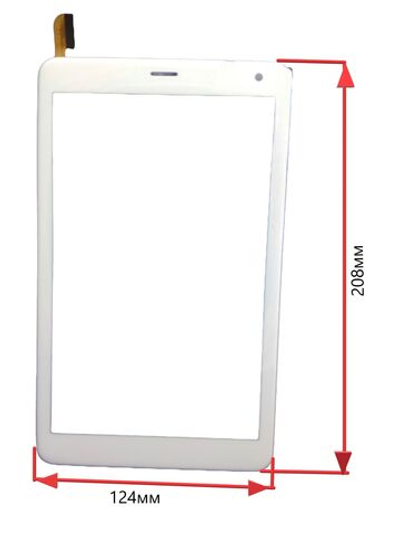 Тачскрин (сенсорное стекло) для планшета MJK-1356-FPC TurboPad TurboKids 3G 8 Дюймов