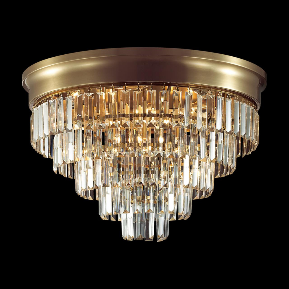 5257/8C CLASSI LN26 119 латунь/хрусталь металл/прозрачный Люстра потолочная Е14 8*40W 220V ZAHA