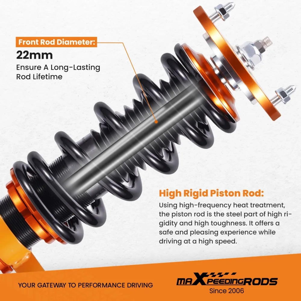 Coilovers Shock Kits подходит для автомобиля BMW 3 Touring (E91) (2004-2012) Adj. Damper Coil Spring Strut lowering kit