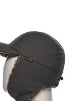 Кепка Extreal Сити Мех барашек Коричневый Мембрана Breathable XL Тёмно-Серая
