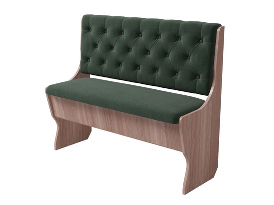 Диван bravo "Оливьер" (Ясень Шимо темный/Велюр Ultra Olive (AT)) -G/Л3