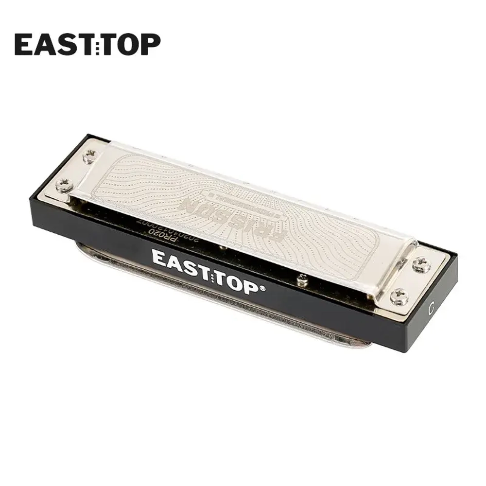 EASTTOP PRO20 (FRISSON) C диатоническая губная гармошка, C. Строй: Richter. Корпус ABC пластик, черный.