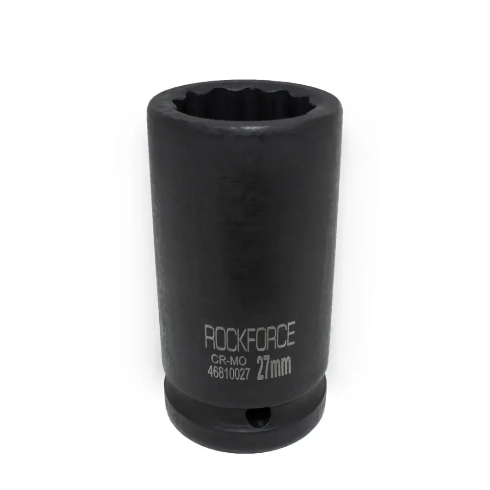 Головка ударная глубокая 27мм 12гр. 3/4'' RockForce##Rock FORCE RF-46810027