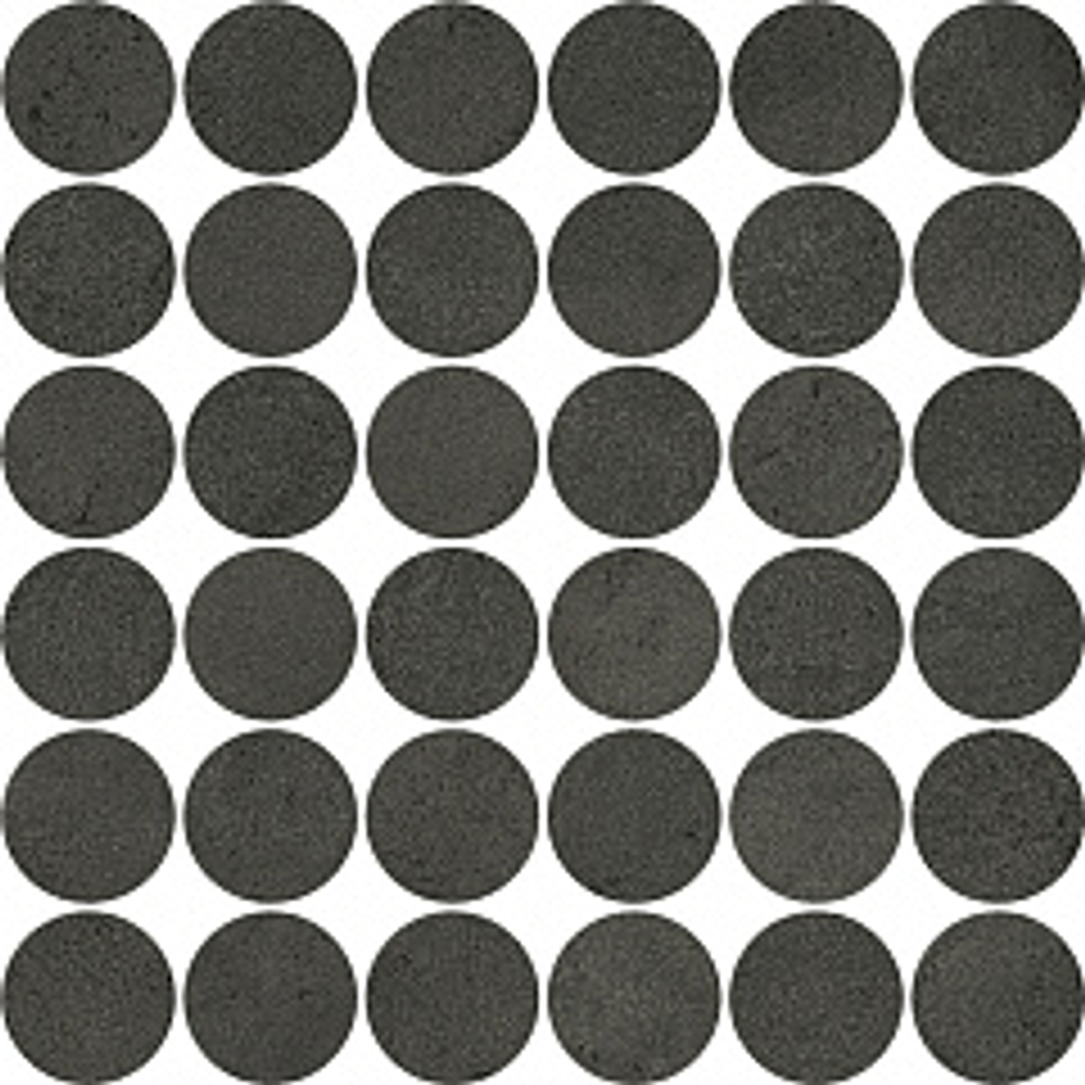 Мозаика/Керамогранит ATLAS CONCORDE BOOST EXPRESSION Carbon Mosaico Circle Matte 32х32 AYY0