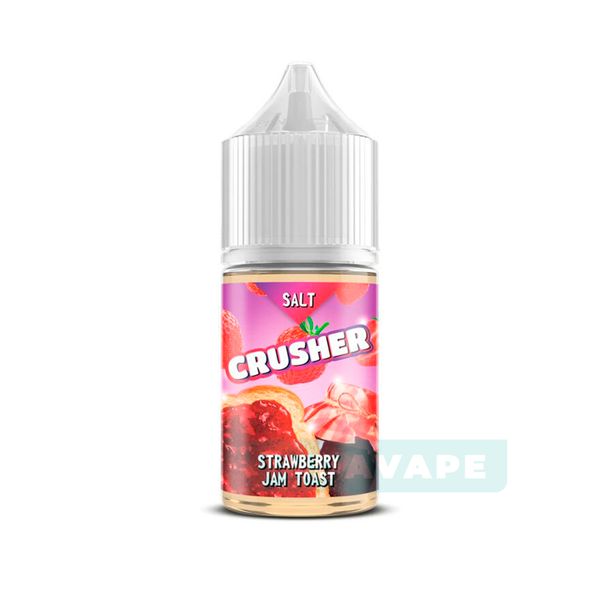 Купить Жидкость Crusher Salt - Strawberry Jam Toast 30 мл