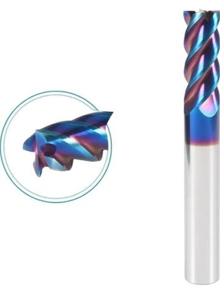 Твердосплавная фреза с покрытием naco blue