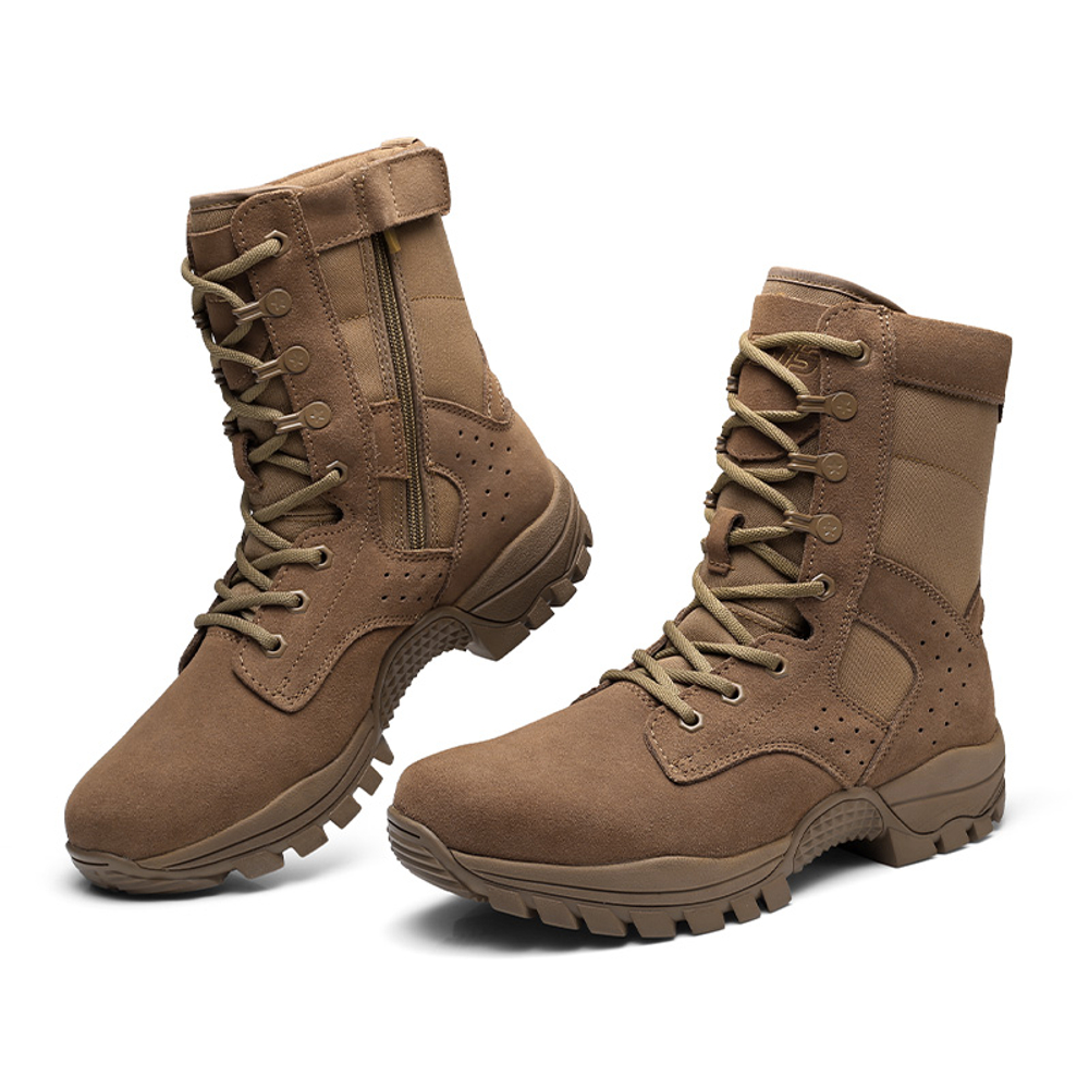 QIANGREN 3515 High Top Trail Running Training Shoes Tactical Boots Abrasion Resistant Puncture resistant Combat Boots