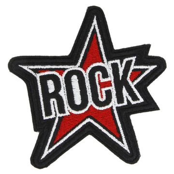 Нашивка ROCK звезда (065)