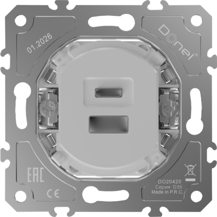 USB зарядное устройство 20Вт тип A+С 3100мА быстрая зарядка,  серия D16