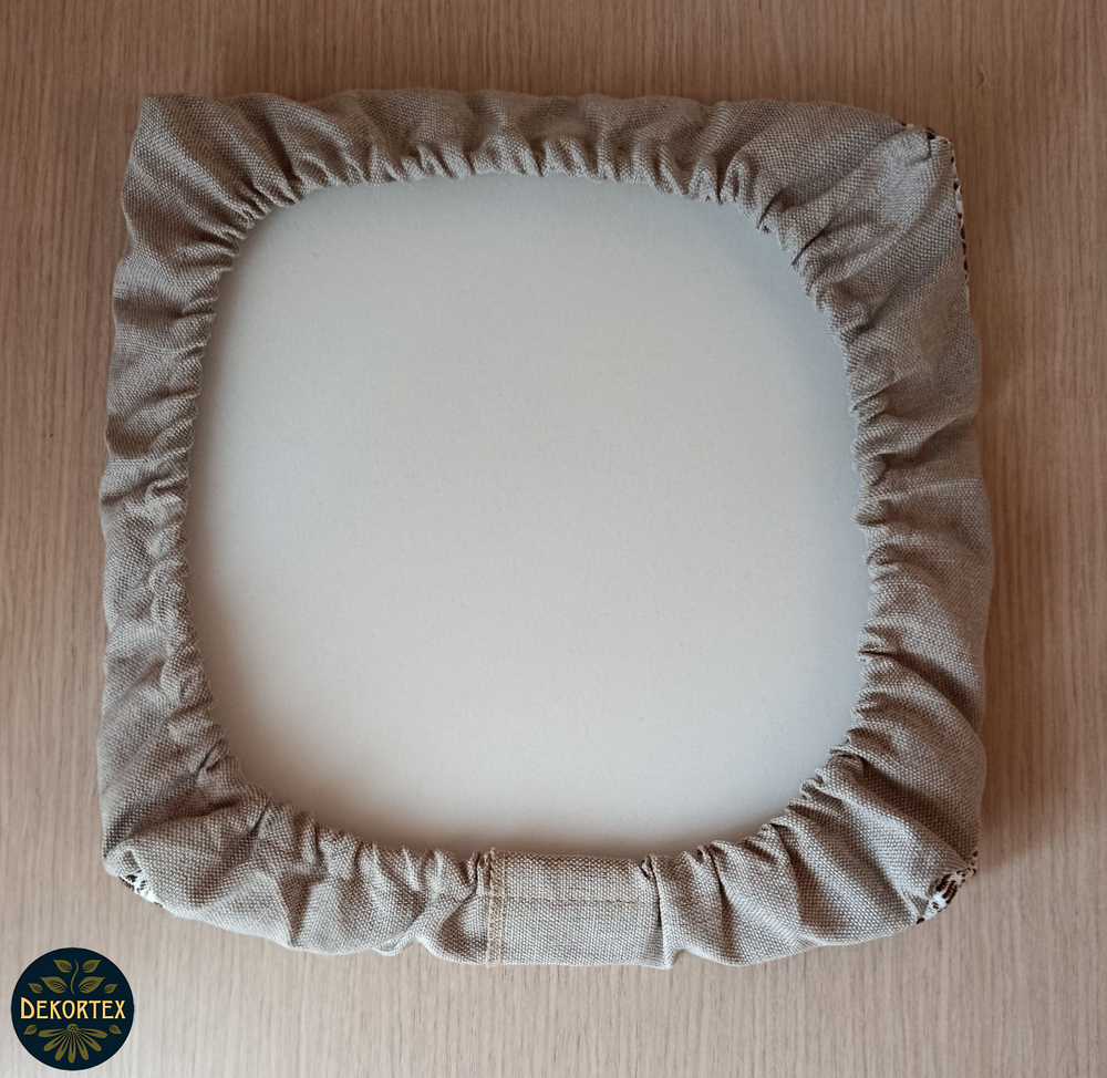 Набор чехлов на табурет из гобелена Кружево (33х33 см) - 4шт