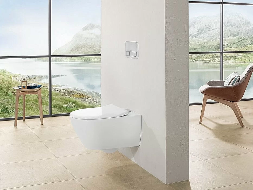 Унитаз подвесной Villeroy&Boch Subway 2.0 5614A101 безободковый