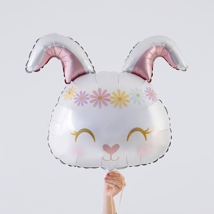Шар (25""/64 см) Фигура, Цветочный Зайка, 1 шт. Е2