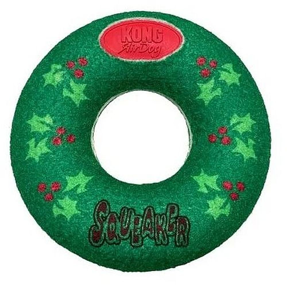 Игрушка для собак KONG Holiday Air "Пончик" 12 см Игрушка для собак KONG Holiday Air "Пончик" 12 см