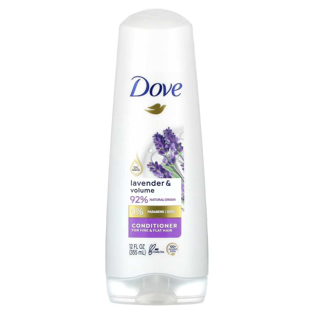 Dove, кондиционер для объема с лавандой, для тонких и сухих волос, 355 мл (12 жидк. унций)