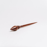 Опорное веретено для прядения из древесины сибирского кедра 280 мм. B78