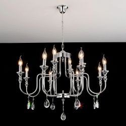 Citilux Рига CL437221 Люстра подвесная Хром