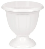 Вазон для цветов Жасмин 9л d340мм белый
