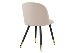 Стул на металлокаркасе Gabi beige / black / gold