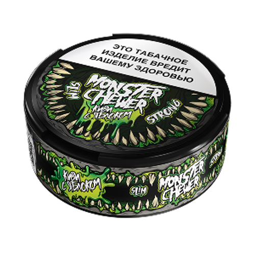 Monster Chewer Slim Strong 10гр. Жевательный табак с ароматом Киви с Яблоком (М)