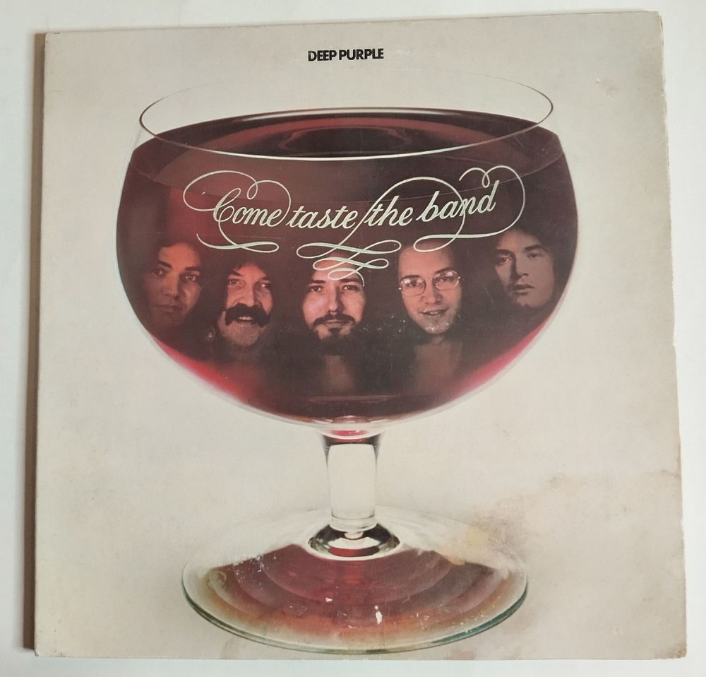 Винтажная виниловая пластинка LP Deep Purple Come Taste The Band (Japan 1975) (No Obi) EX