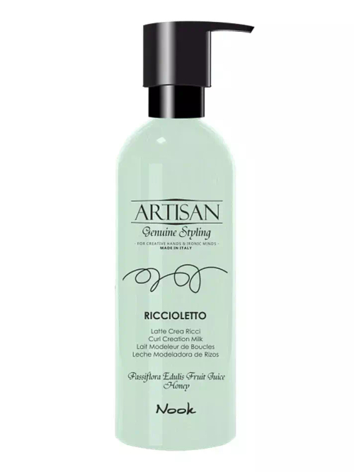 NOOK Крем для укладки вьющихся волос - Artisan Riccioletto Curl Control Milk, 200мл