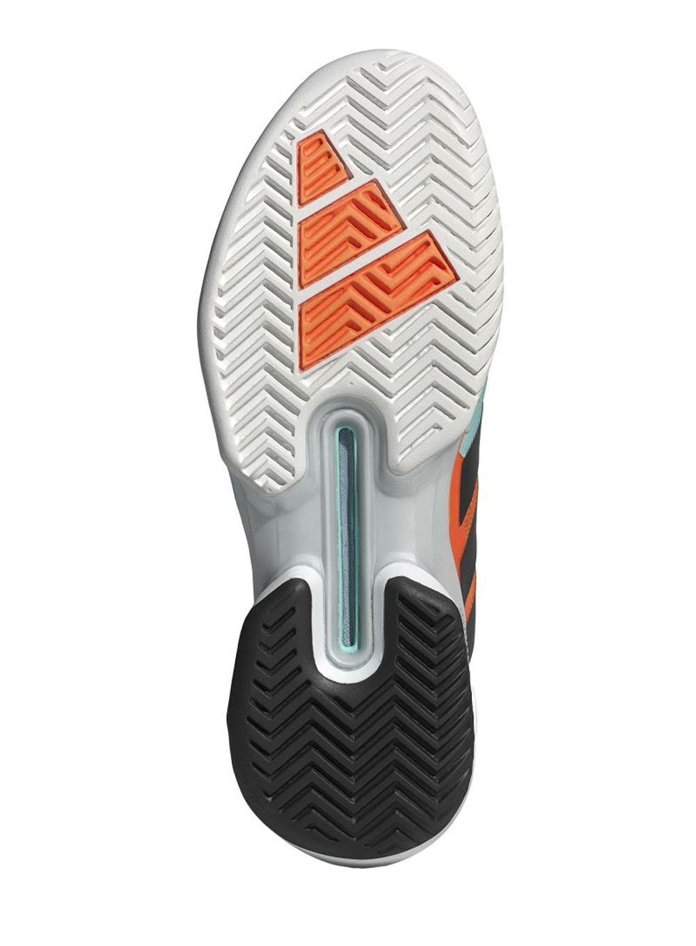 Мужские кроссовки теннисные Adidas Adizero Ubersonic 5 M - aqua/core black/lucid orange