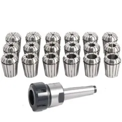 Цанговый патрон MK2 / M10 / ER32 с комплектом цанг 18 шт. 2-20 мм