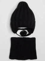 Шапка детская осенняя со снудом