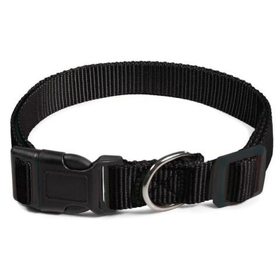 Ошейник нейлоновый для собак "Эталон" XL, черный, 25*400-650мм, Gamma