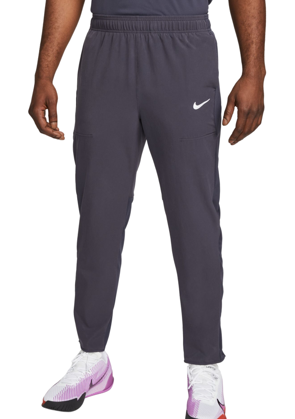 Мужские теннисные штаны Nike Court Advantage Trousers - серый