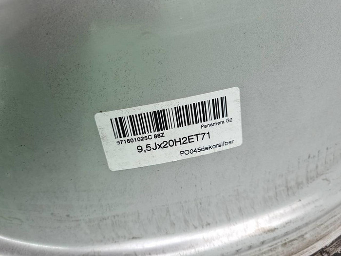 Диск литой R20 Porsche Panamera 2 971 16-23 перед.